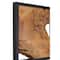 Set of 4 Brown Teak Wood Rustic Abstract Wall Decor, 18" x 18"